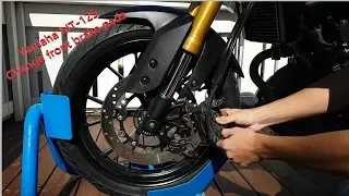 Yamaha MT-125 | How To Change Front Brake Pads