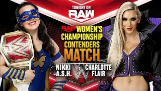 Nikki A.S.H. Vs Charlotte Flair - No Holds Barred Match - WWE Raw 02/08/2021 (En Español)