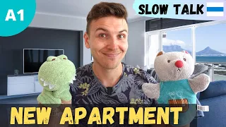 Easy Conversation in Russian | New Apartment | Comprehensible Input | Slow Russian | Level A1