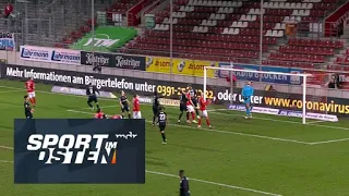 Ein Tor macht den Unterschied - HFC gewinnt gegen Türkgücü München | MDR aktuell 21:45 Uhr | MDR