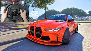 BMW M4 Liberty Walk - The Crew Motorfest | Thrustmaster TX Gameplay