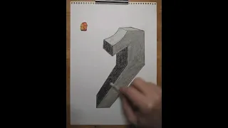 Cool Trick Art Drawing 3D on paper   Anamorphic illusion   Draw step by step   11