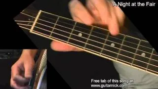 A Night At The Fair [WITH TAB] Guitar lesson! learn to play Irish jig on acoustic guitar