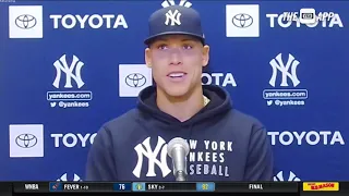 Aaron Judge on the Yankees' win