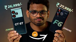 POCO F6 vs Realme GT 6T - Best 5G Phones Under 30000?