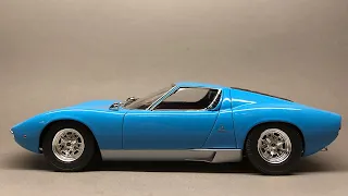 Lamborghini Miura P400 SV 1/24 Hasegawa Full Build Step by Step