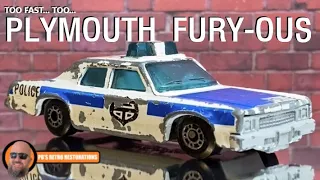 Matchbox Superfast Plymouth Fury Police Car Restoration #047