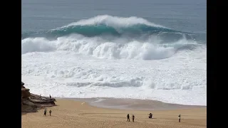 Nazare GIGANTIC WAVES | 4k Footage