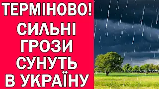 СИЛЬНІ ДОЩІ ЗАЛЛЮТЬ ВСЮ УКРАЇНУ : ПОГОДА НА 2 ДНІ