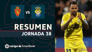 Highlights Real Zaragoza vs UD Las Palmas (1-1)