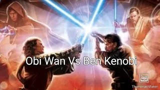 Obi Wan Vs Ben Kenobi - Star Wars Revenge Of The Sith - Duels 11 - The End