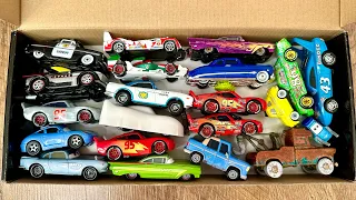 Looking for Disney Pixar Cars: Lightning McQueen, King, Chick Hicks, Guido, Ramone, Sally, Tow Mater