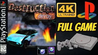 Destruction Derby | PS1 | 4K60ᶠᵖˢ UHD🔴| Longplay Walkthrough Playthrough Full Movie Game