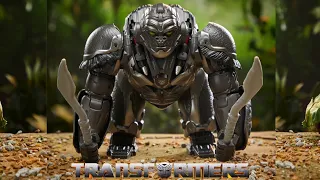 Transformers Rise of the Beasts Command and Convert Optimus Primal! Animatronic and voice activated!