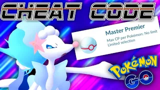 *USE THIS CHEAT CODE* for Premier Master GO Battle League in Pokemon GO