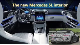 The 2022 Mercedes SL (R232) interior design