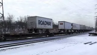 HD: Action in the Snow! @ Bound Brook, NJ 1-22-12