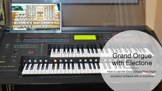 Grand Orgue Electone setup (not music video)