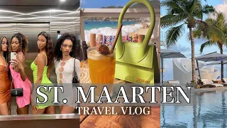 TRAVEL VLOG| GIRLS TRIP TO ST. MAARTEN| YACHT + NIGHTLIFE + EXPLORING ST. BARTHS