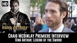 Craig McGinlay Premiere Interview - King Arthur: Legend of the Sword