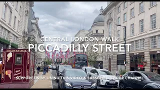 London Walks: Central London Walk | London Fashion Street | Mayfair | Piccadilly | Westminster | 4K