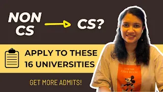 Friendly University List for non CS people who want to do MS in CS | Scholar Strategy