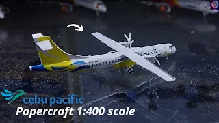 [PAPERCRAFT] ATR-72 || Cebu Pacific || New livery || RP-C7280 || 1:400 ||