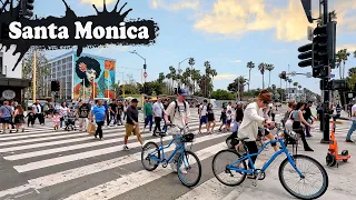 Walking Tour of Santa Monica Pier 4K - Los Angeles - California - USA | Pacific Park | Travel Guide