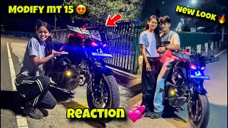 Modify MT 15😍 | Neelam reaction new look 🔥