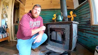 Using A Wood Stove - Things I have Learned- Heating the Off Grid Cabin