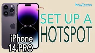 iPhone 14 Pro - How to set up a WiFi Hotspot #iphone14pro #iphonehotspot