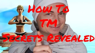 TM how to do Transcendental Meditation Secrets Revealed