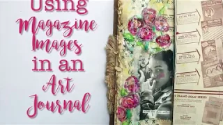 Using Magazine Images in an Art Journal