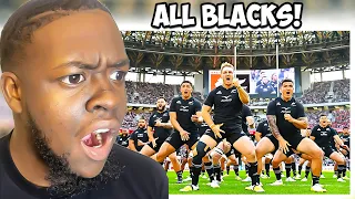 American REACTS to the NEW ZEALAND ALL BLACKS RUGBY Team