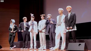 190425 BTS 신촌 팬사인회 Fansign Q&A TIME with Eng subtitle 4k