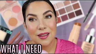 IF I LOST ALL MY MAKEUP... Here's What I'd Buy FIRST (Full Face)