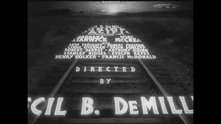 Union Pacific (1939) title sequence