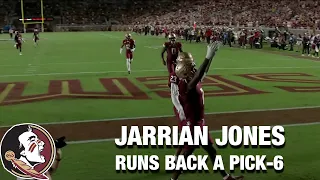 Florida State's Jarrian Jones Runs Back A Pick-6