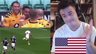 American Reacts to SATISFYING RUGBY SET PLAYS 2