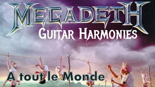 MEGADETH Guitar Harmonies #1 A tout le Monde lesson with tabs