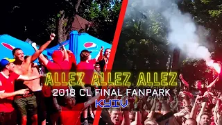 Epic! Liverpool Fans Sing Allez Allez Allez, Jamie Webster + aBossNight CL Final Fan Park Kyiv Kiev