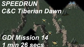 SPEEDRUN: C&C Tiberian Dawn - GDI Mission 14