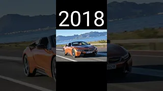 Evolution of BMW i8 (2013~2022)#shorts #viral #bmw #evolution