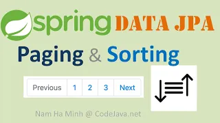 Spring Data JPA Paging and Sorting Examples with Thymeleaf