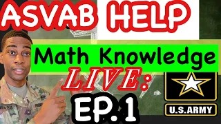 ASVAB Study Session (Math Knowledge) // PASS the asvab in two weeks