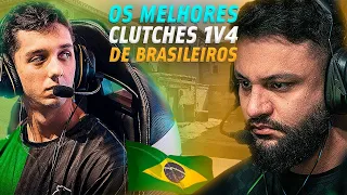 Os 30 melhores CLUTCHES 1v4 vencidos por Brasileiros no CS:GO (Fallen, Coldzera, Vini...)