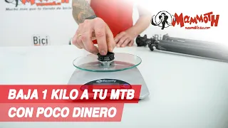 Cómo bajar 1 kilo a tu bici MTB por poco dinero