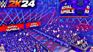 ROYAL RUMBLE 2024 MODDED ARENA WWE 2K23 Ft-Cody,Roman,Seth,Rock| WWE 2K24 | KanavXGaming