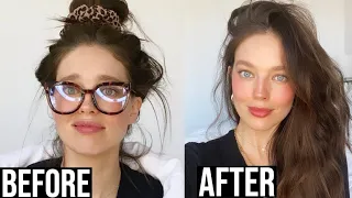 A Socially Distanced GLOW UP #withme | An Update From NYC | VERY chatty GRWM | Emily DiDonato
