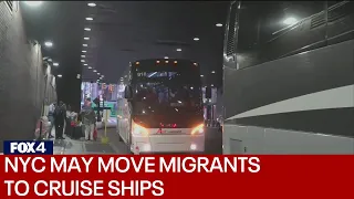 New York considers keeping migrants bused from Texas on cruise ships